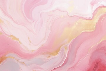 pink abstract background, marble texture, pink and golden wallpaper