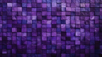 Texture of Mosaic Tiles in dark purple Colors. Rustical Background