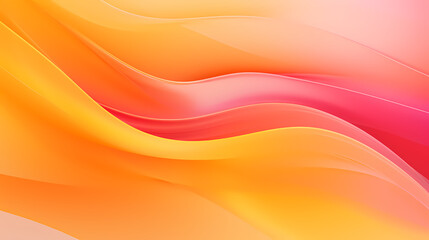 Obraz premium Digital technology orange yellow pink abstract poster web page PPT background
