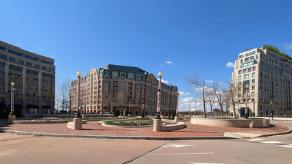 Beautiful spring day in Washington DC, USA
