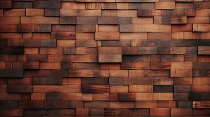 Obraz premium Realistic textured brown wood background. a wooden plank with a detailed texture backdrop