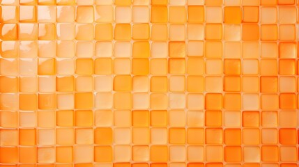Fototapeta premium Texture of Mosaic Tiles in light orange Colors. Rustical Background