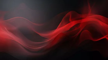 Keuken foto achterwand red smoke background with dynamic effect © Ahmad