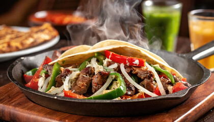 beef and vegetables, Mexican food