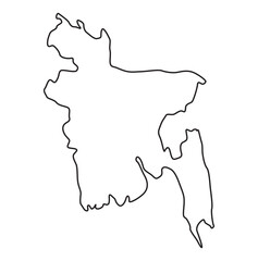 bangladesh map, bangladesh vector, bangladesh outline, bangladesh stylized