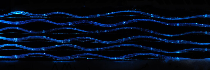 Optical fiber pattern background