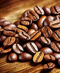 Coffee Beans Closeup