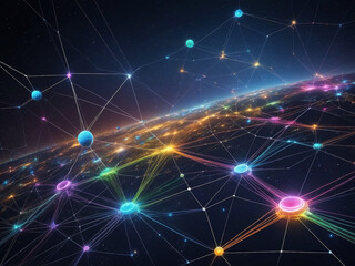 Internet world, high-speed data transfer