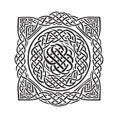 Fototapeta premium Celtic knot, vector graphic design element