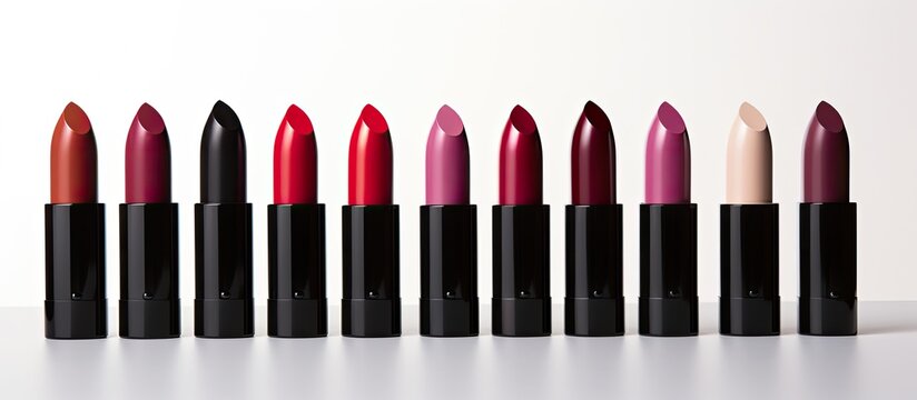 Lipstick in various shades