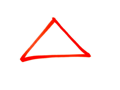 빨간펜 마카 세모