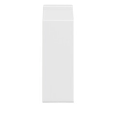 a white image of a milk pack isolated in a default background