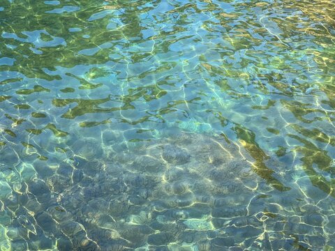 Beautiful sea water surface.