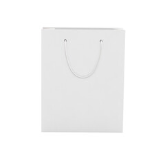 a white Paper Bag isolated in a white background