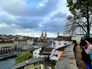 Obraz premium Zurich best views in November 2023