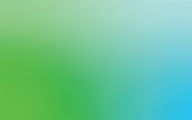abstract blurred gradient mesh background in blue, green colors