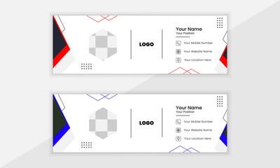 New Modern Creative Email Signature Design Template