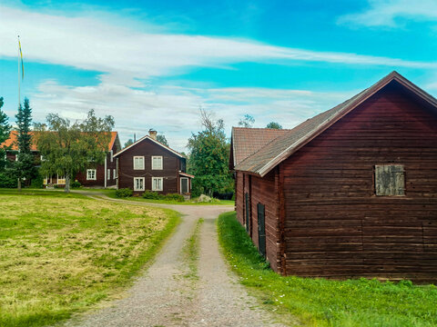 old wooden house , image taken in sweden, scandinavia, , europe