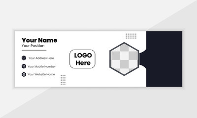 New Modern Creative Email Signature Design Template
