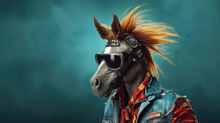 portrait of a horse spirit animal animal - by generative ai
