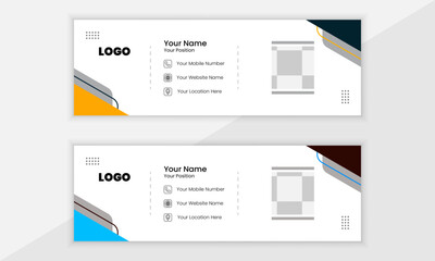 New Modern Creative Email Signature Design Template
