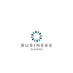 Business digital technology consultant corporate abstract flat minimal modern round circle geomatic international typography nature health Finacial education people energy logo design brand identity 