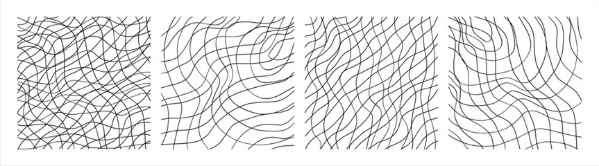 Handwritten Lines and strokes in different styles. Perfect for lettering and texture.