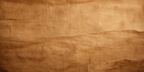 Vintage rough paper for texture background, old brown kraft wrapping sheet. Worn craft cardboard for packaging or painting. Pattern, parchment, banner, nature, antique - obrazy, fototapety, plakaty