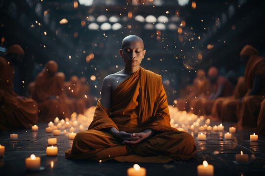 Religion Buddhism. exploring the essence of religion: the path to enlightenment and spiritual awakening in buddhism's timeless wisdom and meditation practices.