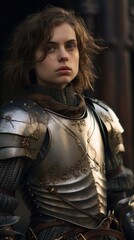 Joan of Arc. The Maid of Orleans is a national heroine of France, one of the commanders of French troops in the Hundred Years' War