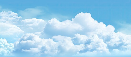 The sky contains blue clouds