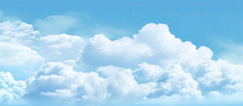 The sky contains blue clouds