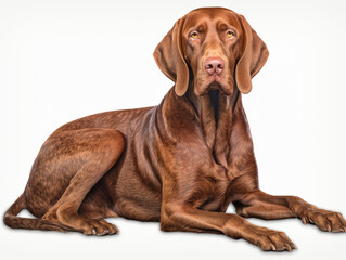 Fototapeta premium portrait of a dachshund