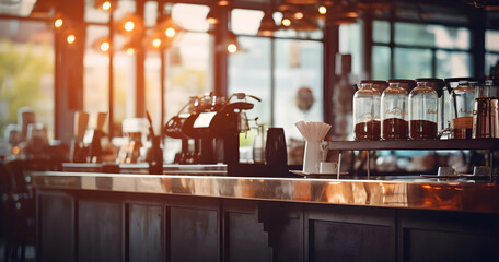 Fototapeta na wymiar coffee cafe, bar stable coffee, espresso bar wallpaper, concept rest, coffee shop with copy space