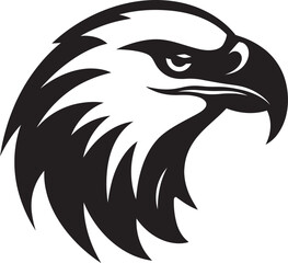 Black Beauty Regal Eagle Logo Eagle Excellence Monochrome Icon