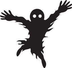 Vector Artistry Redefined Cartoon Monster Emblem Monstrous Charm Unveiled Black Logo with Cartoon Creature