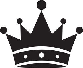 Regal Excellence Vector Icon in Black Majestic Monochrome Black Eagle Logo Vector Icon