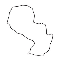 paraguay map, paraguay vector, paraguay outline, paraguay