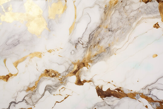 Marbled Elegance: Gold Infused Luxury Marble Texture © LaurieCu