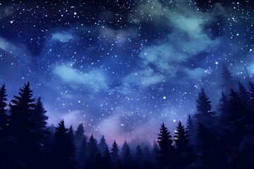 Fototapeta na wymiar night sky with stars made by midjeorney
