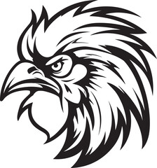Rooster Mascot Symbol for Modern Branding Rooster Majesty in Vector Artistry