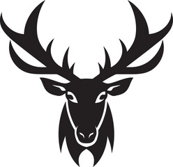 Moose Logo Design in Sleek Art Regal Moose Emblem for Iconic Branding