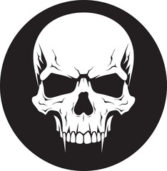 Hidden Secrets Unveiled The Cracked Wall Skull Vector Wall Artistry The Skulls Mysterious Reveal