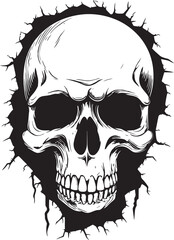 Intriguing Wall Design The Hidden Skulls Return Cracked Wall Enigma The Skulls Emerging Story