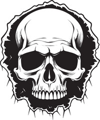 Mystical Gaze The Emerging Skull Symbol Intriguing Wall Design Unveiling the Hidden Skull