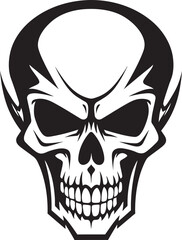 Obsidian Portal Sinister Vector Emblem Mystical Mourning Haunting Skull Vector