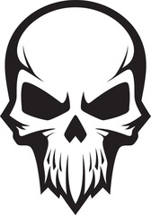 Wraiths Secrets Ominous Vector Logo Serpentine Sinister Gothic Skull