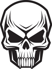 Skull of the Abyss Sinister Icon Ebon Monarch Brooding Skull Symbol