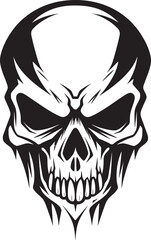 Witching Whispers Occult Icon Cryptic Charm Eerie Skull Symbol