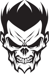 Ebon Enchantment Enigmatic Emblem Witchs Brew Ghostly Vector Art